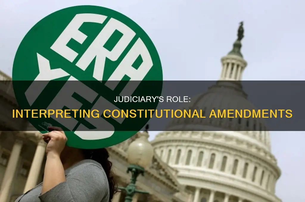 can the judicial rule on constitutional amendments