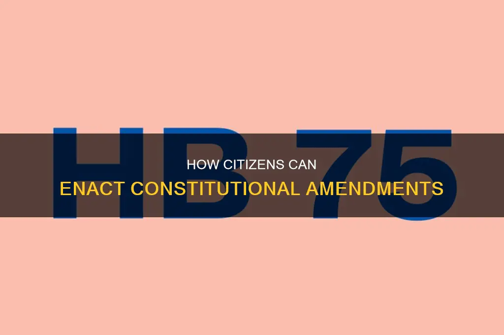 can the people enact a constitutional amendment