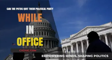 Can a Sitting POTUS Abandon Their Political Party Mid-Term?