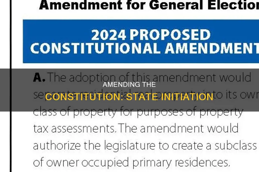 can the state initiate a constitutional amendment process
