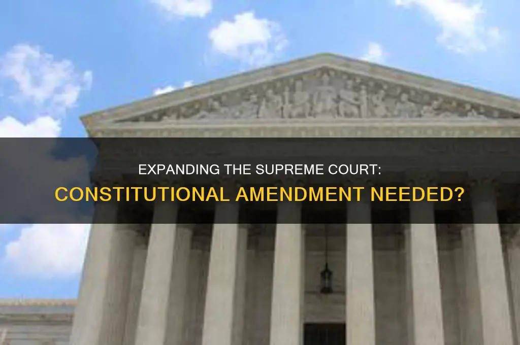 can the supreme court be expanded without a constitutional amendment