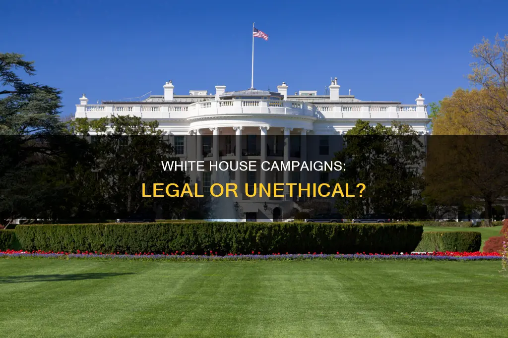 can the white house be used for political campaigns