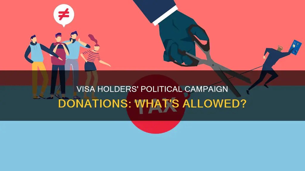 can visa holders donate to political campaigns