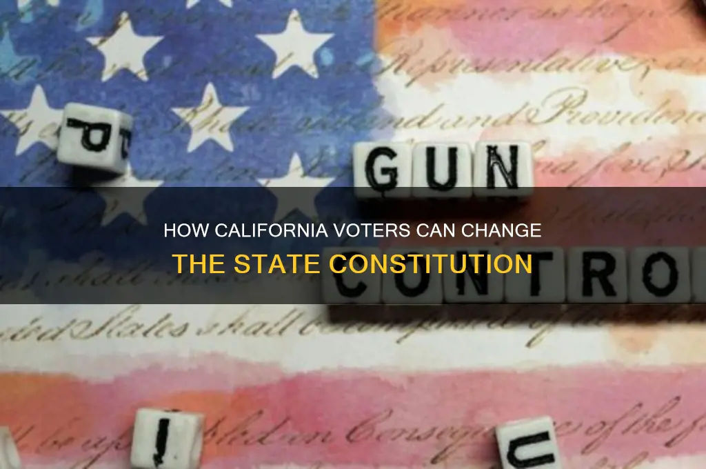 can voters amend the california constitution