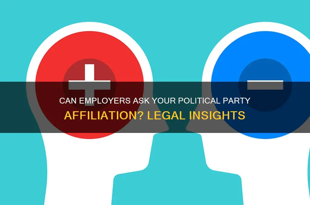 can you be asked what party your political