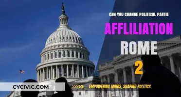 Changing Political Party Affiliation in Rome 2: Is It Possible?