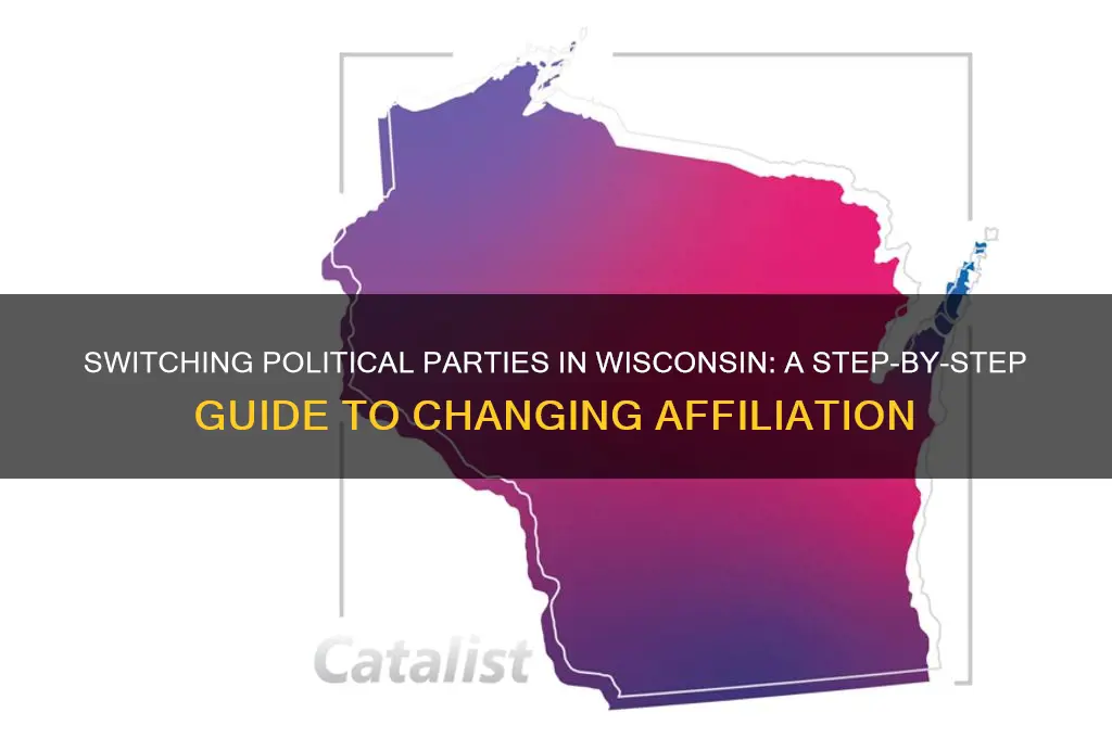 can you change your political party affiliation in wisconsin
