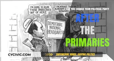 Switching Sides: Can You Change Political Parties Post-Primaries?
