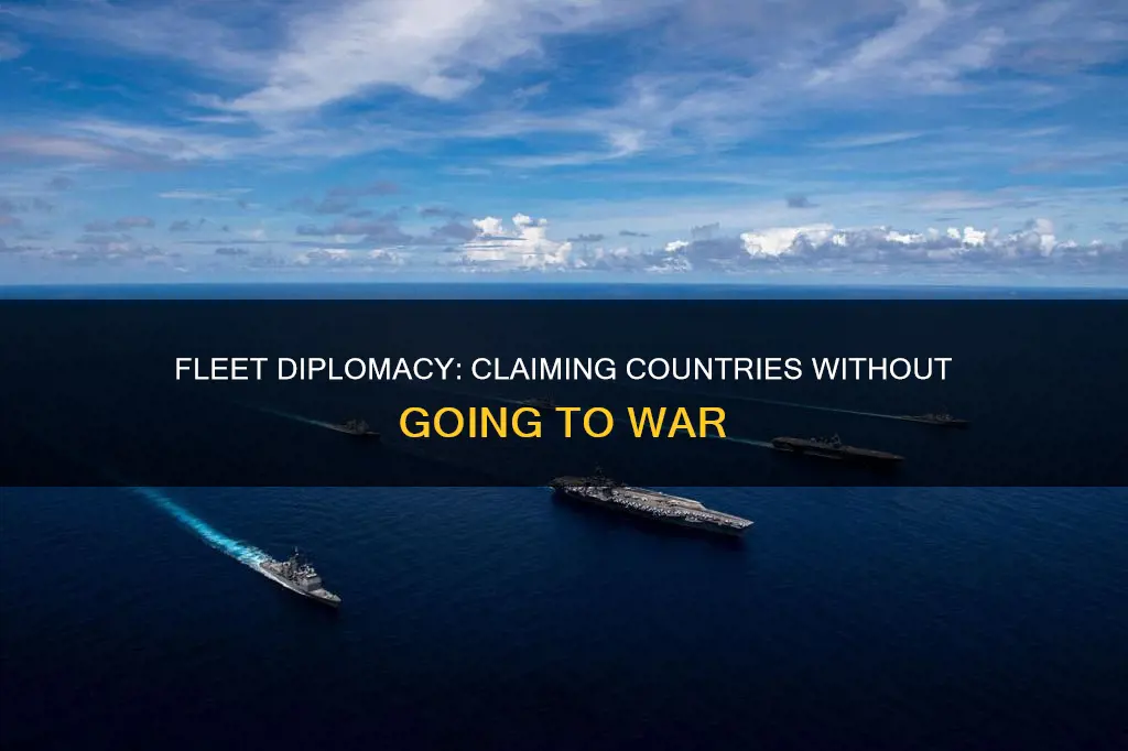 can you claim countries with just a fleet diplomacy