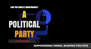 Anonymous Political Donations: Can You Give Without Revealing Your Identity?