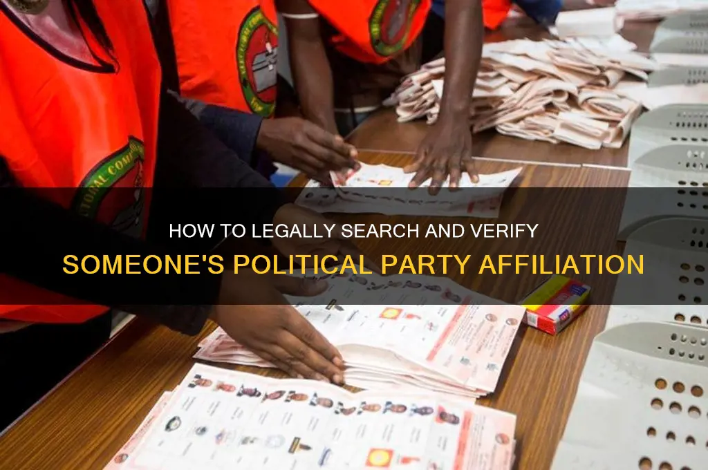 can you search someone