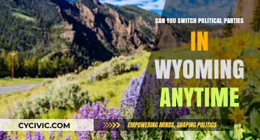 Wyoming's Party Switching Rules: Can You Change Anytime?