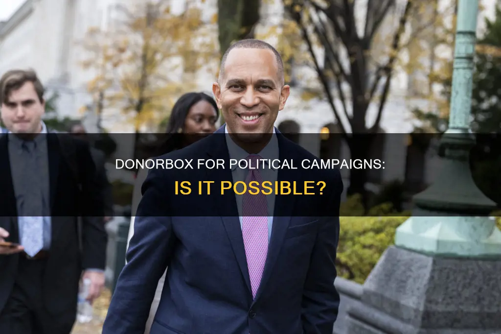 can you use donorbox for political campaign