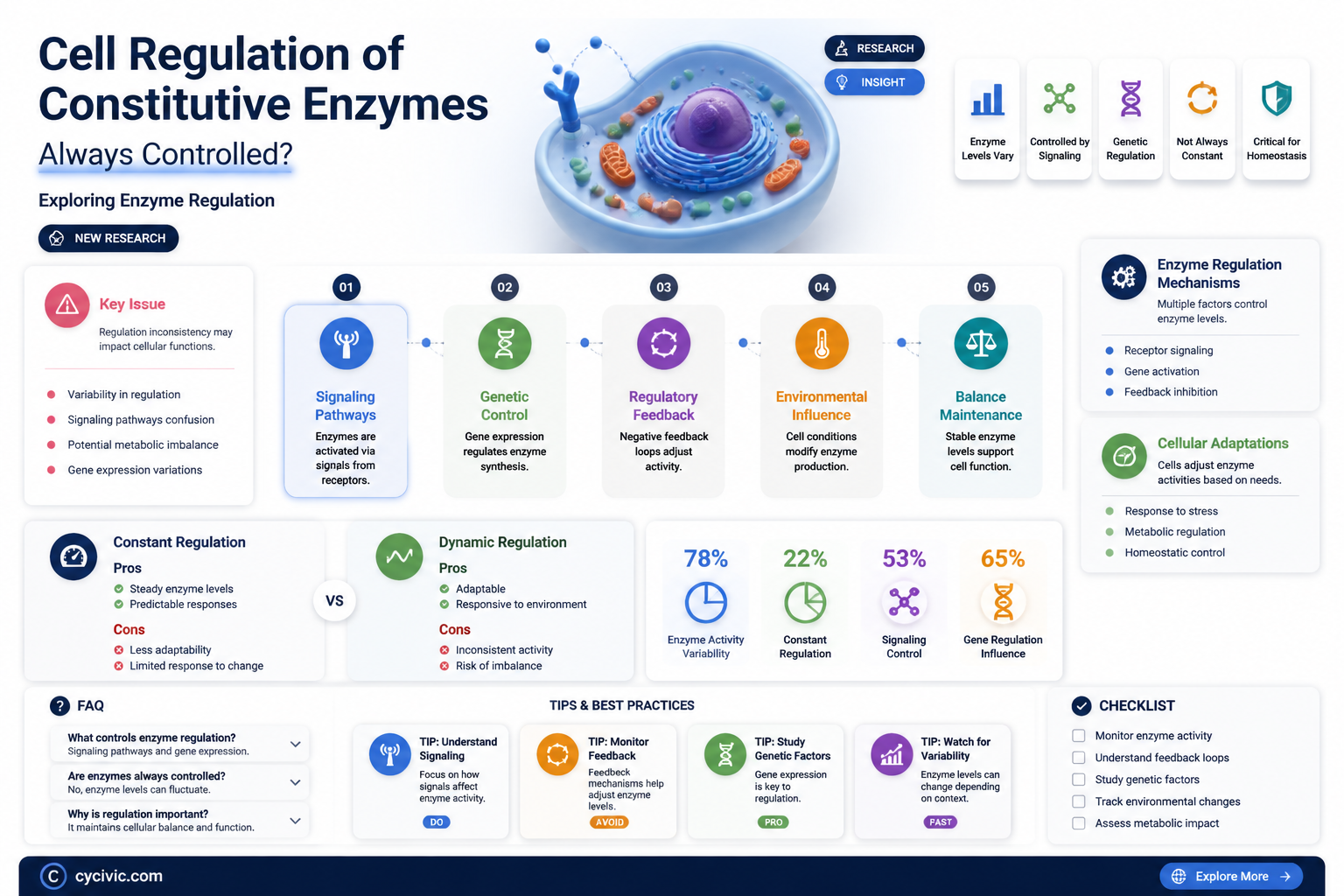 are constitutive enzymes always being regulated by the cell