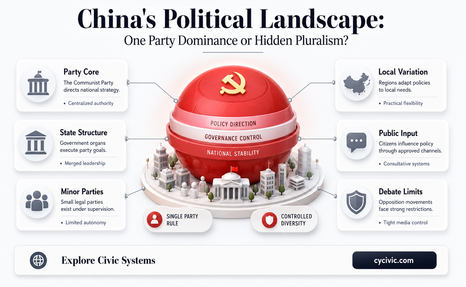 are there multiple political parties in china