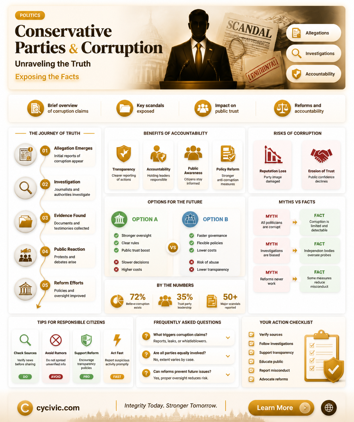 are conservative political parties more corrupt