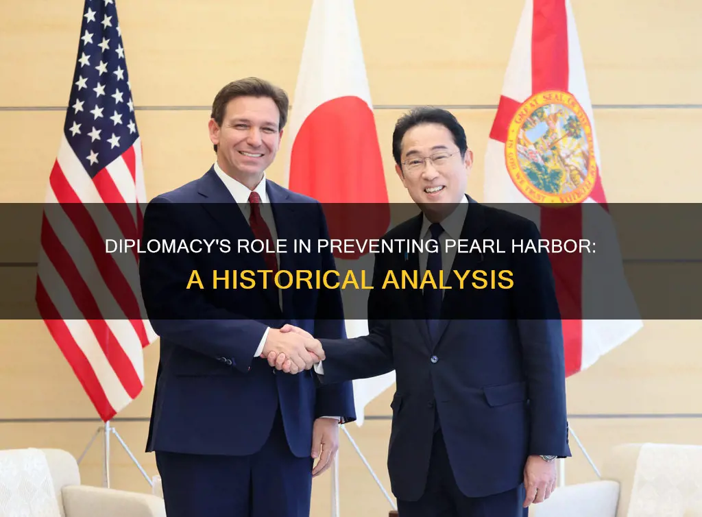 could diplomacy have prevented pearl harbor