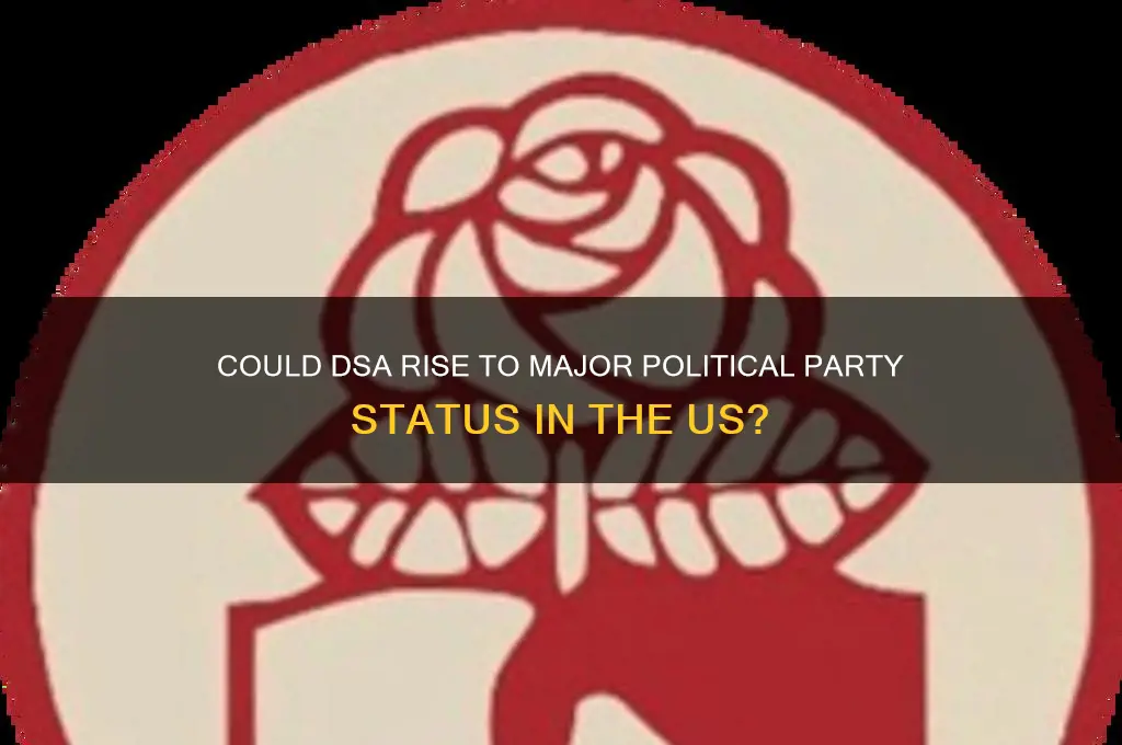 could dsa become a major political party reddti