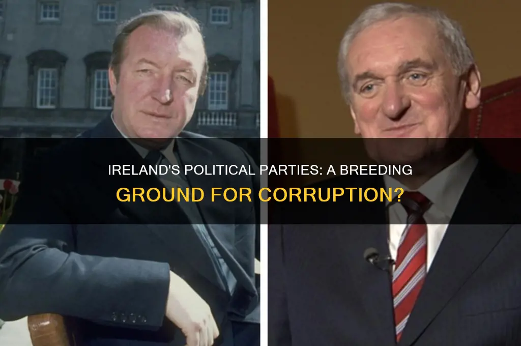 could ireland be a potential corruption with their political parties