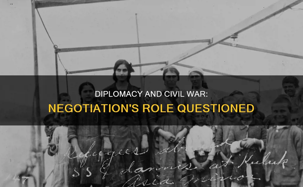 could negotiation and diplomacy have prevented the civil war