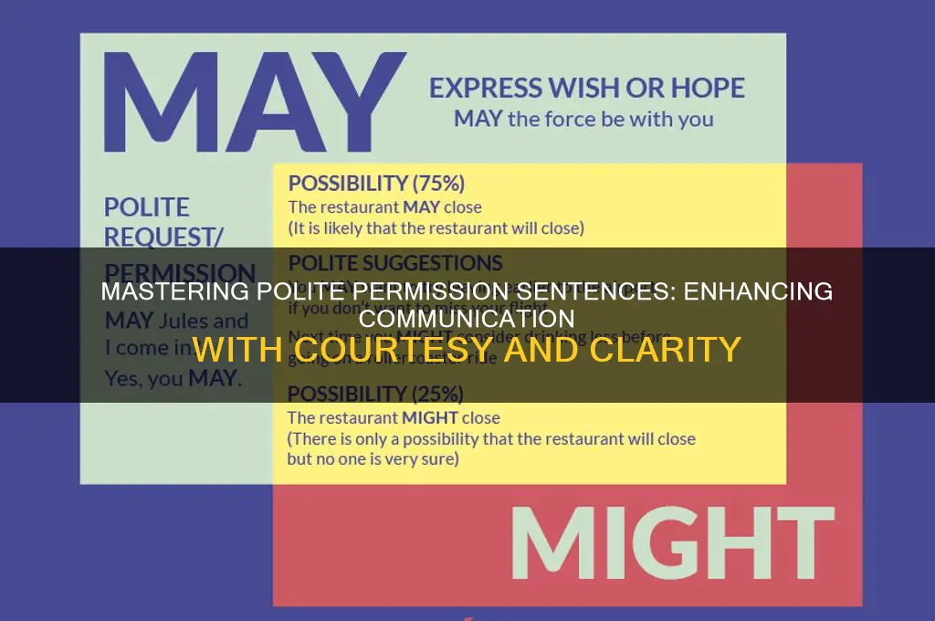 could polite permission sentences