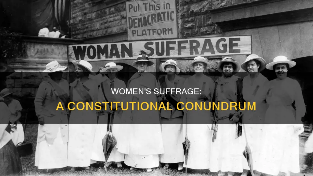 could women vote when the constitution was made