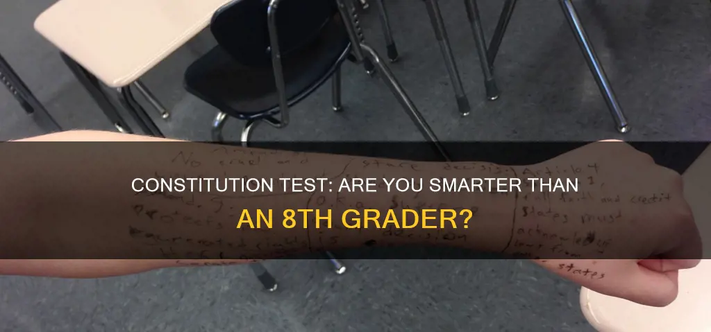 could you pass the 8th grade constitution trest