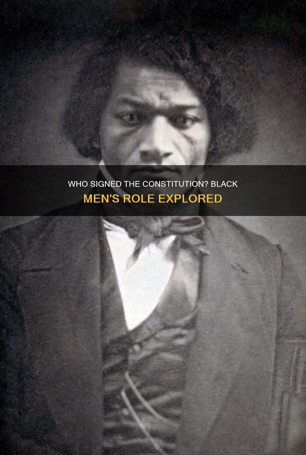 did a black man sign the constitution