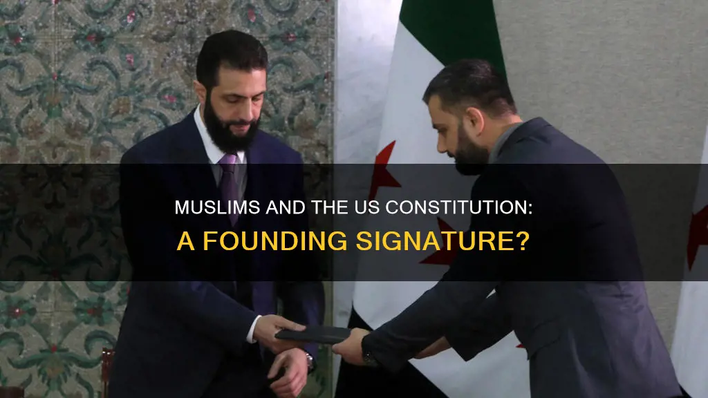 did a muslim sign the constitution