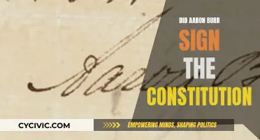 Aaron Burr: A Constitutional Conundrum?