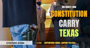 Abbott's Texas Legacy: Constitutional Carry Signed