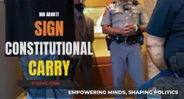 Abbott's Constitutional Carry: What Does It Mean?
