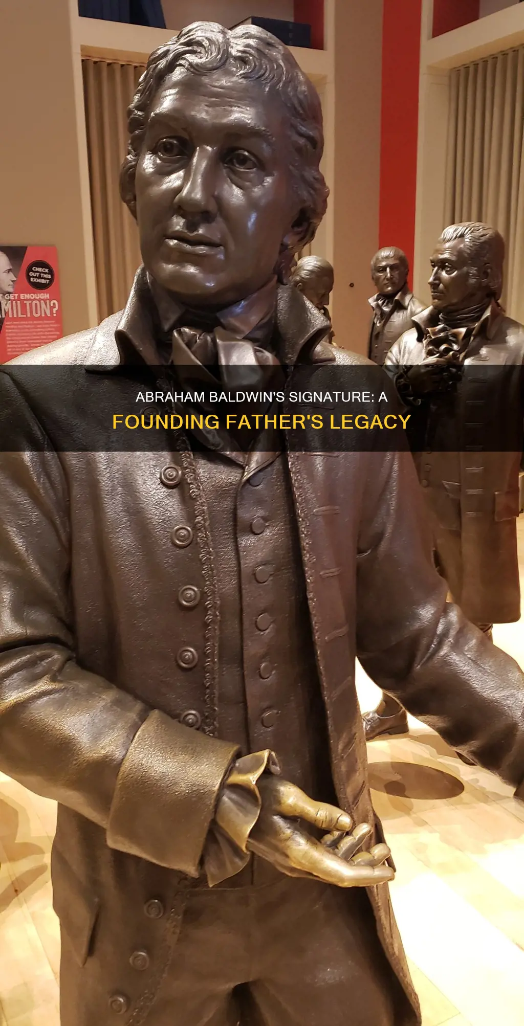 did abraham baldwin sign the constitution