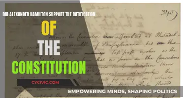 Hamilton's Stance: Constitution Ratification Support?