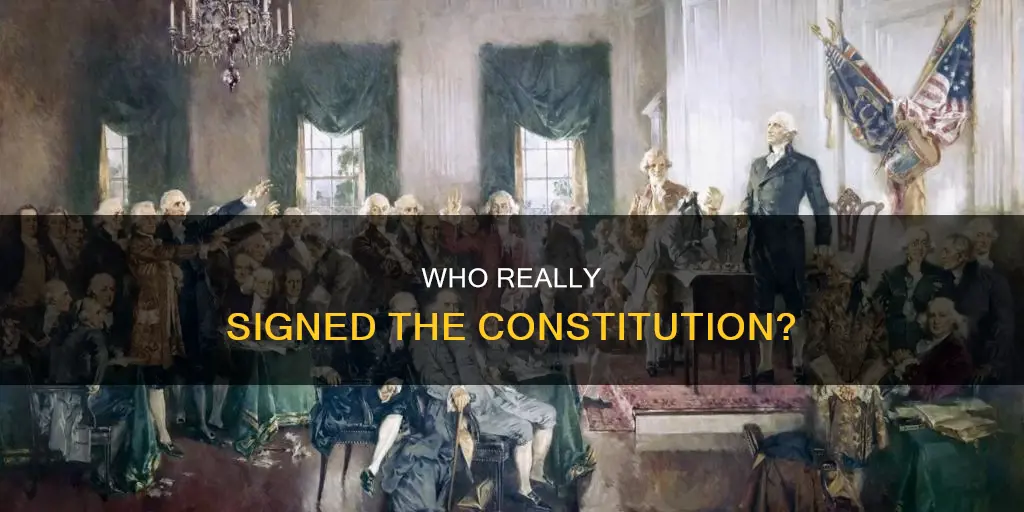 did all the founding fathers signed the constitution