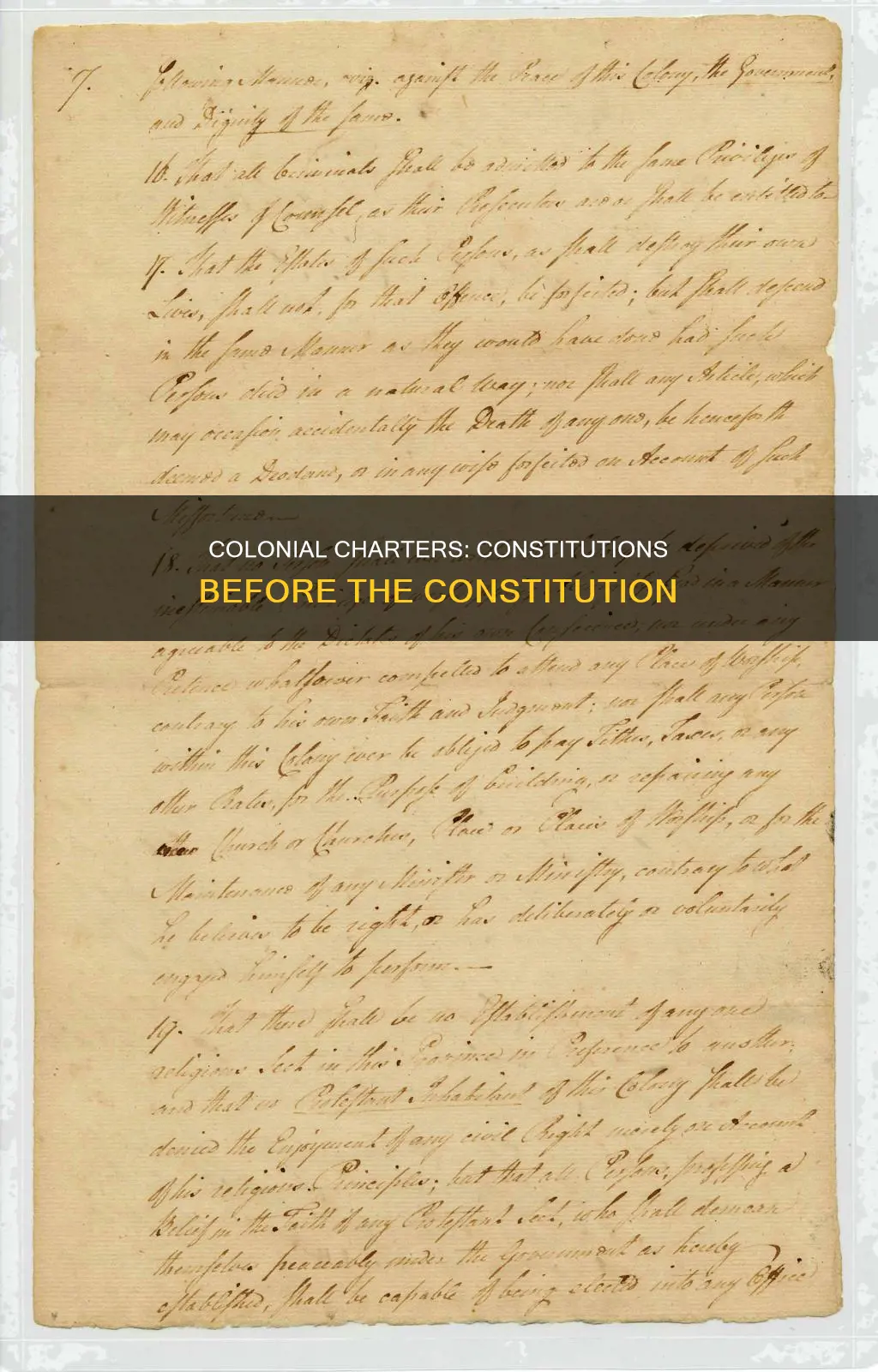 did any colony have it