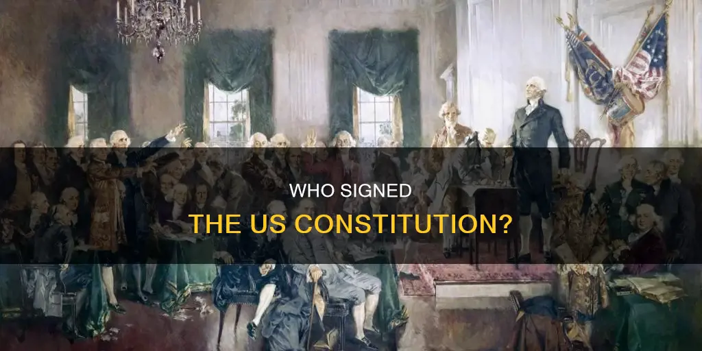 did anyone sign the constitution