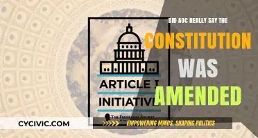 AOC's Misstep: Constitution Amendment Claim