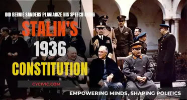 Bernie Sanders' Speech: Echoes of Stalin's Constitution?