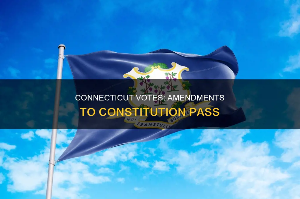 did both amendments to the state constitution pass ct