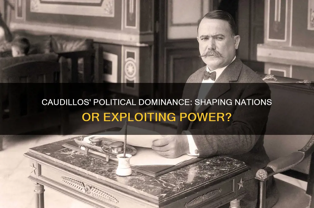 did caudillos dominate politics