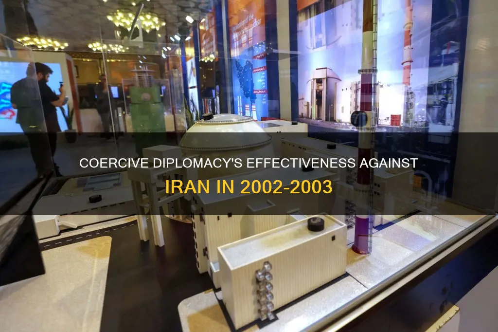did coercive diplomacy work against iran 2002-2003