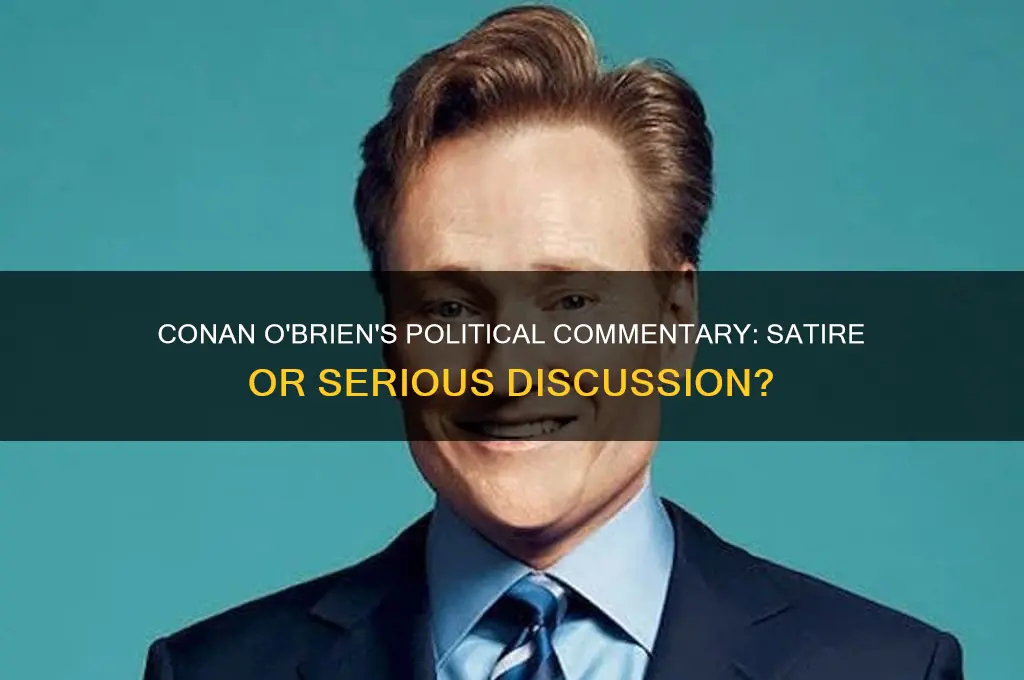 did conan talk about politics