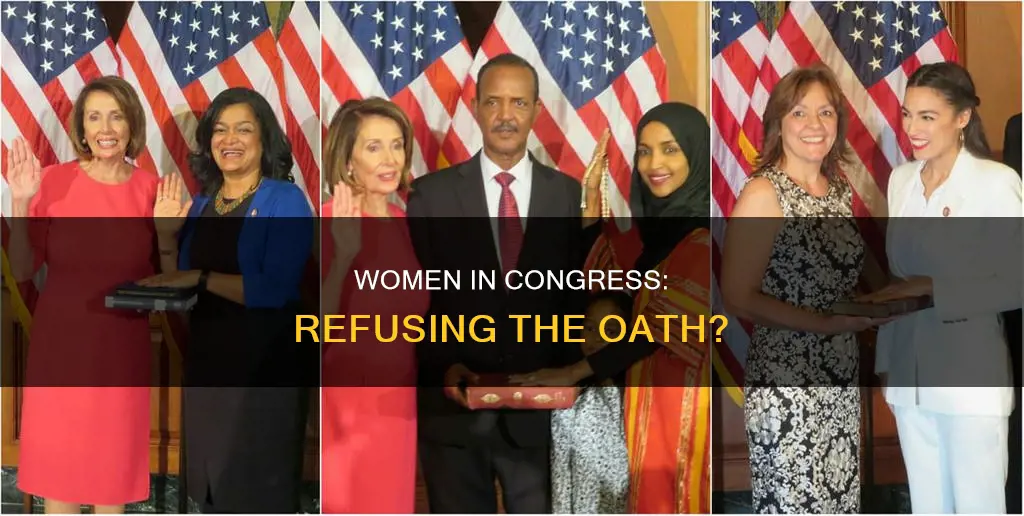 did congress women refuse the oath to uphold the constitution