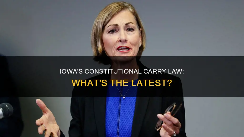 did constitutional carry pass in iowa