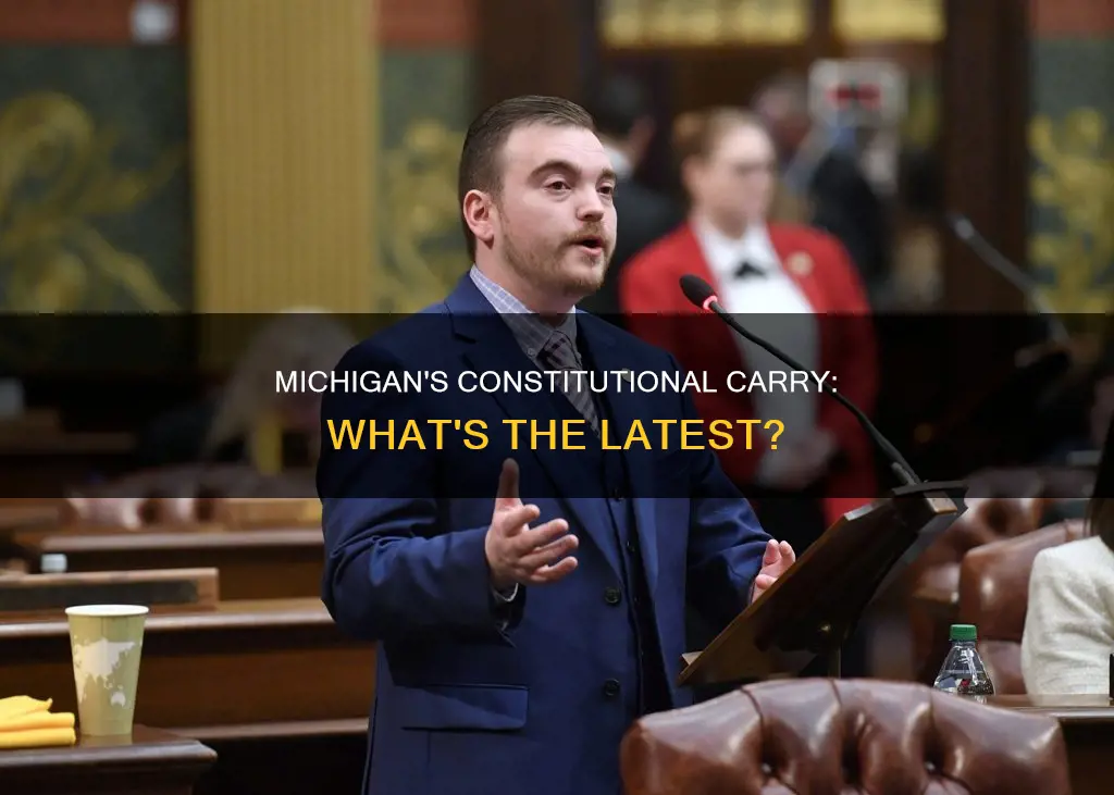 did constitutional carry pass in michigan