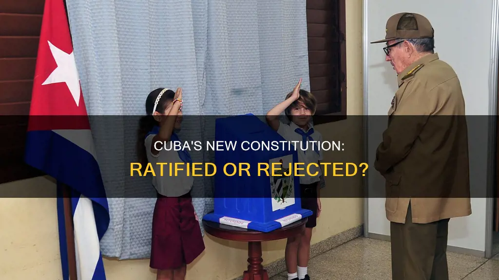 did cuba ratify the new constitution