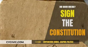 The Founding Fathers: David Brearley's Signature on the Constitution