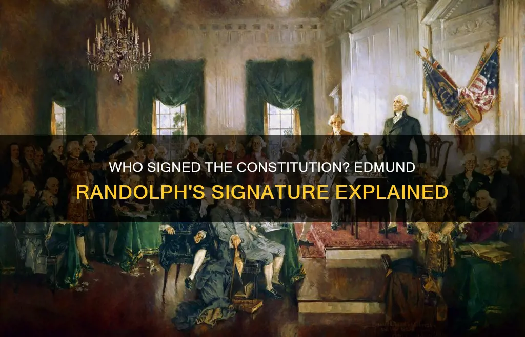 did edmund randolph sign the constitution