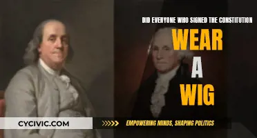 Founding Fathers' Fashion: Wigs and the Constitution